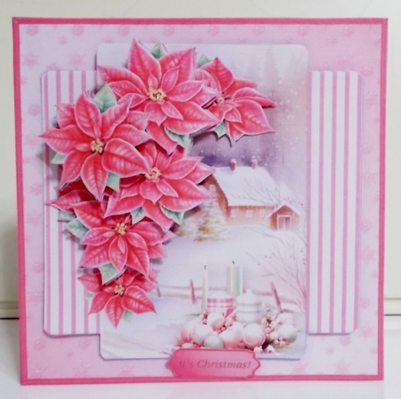 Christmas Snow - Decoupage Card Mini Kit by Pam Stubley