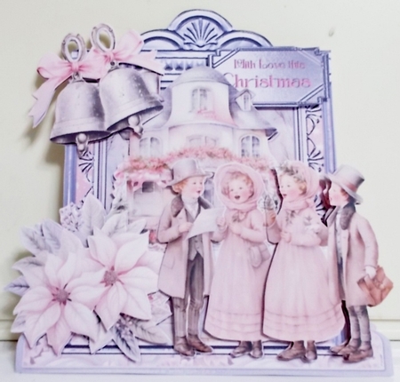 Christmas Glimmer 13  XL Shaped Card Kit by Pam Stubley