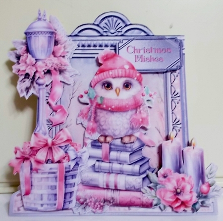Christmas Glimmer 18  XL Shaped Card Kit by Pam Stubley