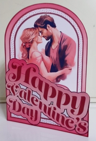 Valentines Couple Cutaway Arch by Pam Stubley