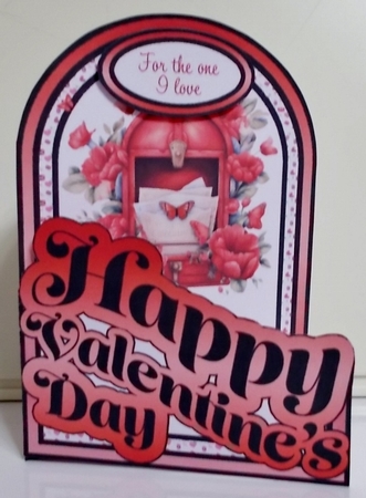 Valentine Mail Box Cutaway Arch by Pam Stubley