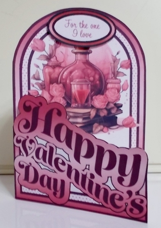 Valentine Love Potion Cutaway Arch by Pam Stubley