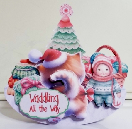 Butt its Christmas 7 Rocker Card by Pam Stubley