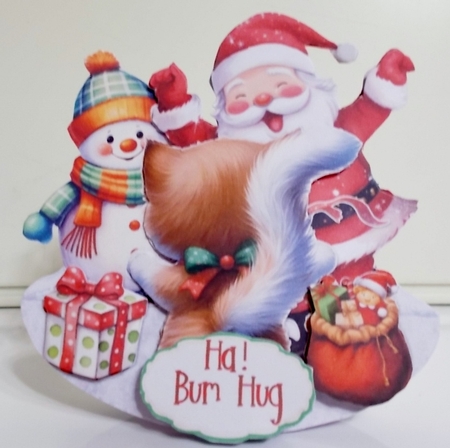 Butt its Christmas 8 Rocker Card by Pam Stubley