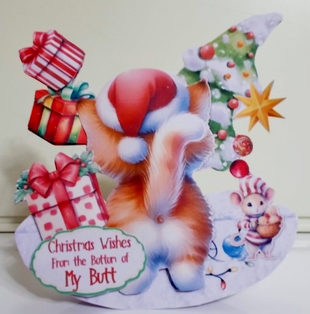 Butt its Christmas 9 Rocker Card by Pam Stubley