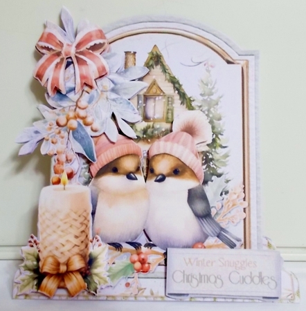 Get Knitted its Christmas 4 XL Shaped Card Kit by Pam Stubley