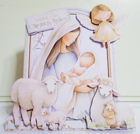 Get Knitted its Christmas 9 XL Shaped Card Kit by Pam Stubley