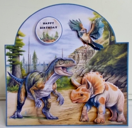 Dino World Shaped Mini Page Kit by Pam Stubley