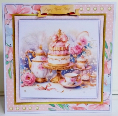 8x8 Mini Kit, Beautiful Tea For Two by Pam Stubley