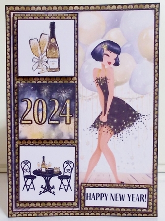 2024 New Year Flapper by Pam Stubley