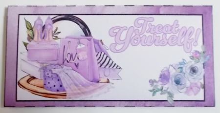 Treat Yourself Shopping Money Wallet by Pam Stubley