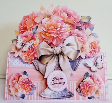 Floral Vase Tent Card Kit 03  by Pam Stubley