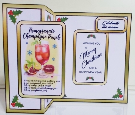 FB Pomegranate Champagne punch by Pam Stubley