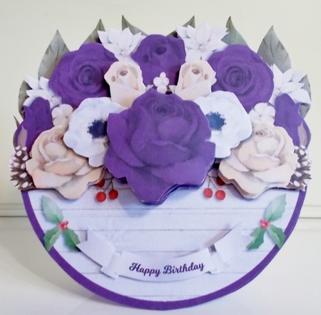 WINTER BIRTHDAY rocker card - request by Pam Stubley