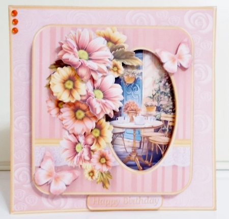 Tea on the Terrace - Layered Frame Card Mini Kit by Pam Stubley