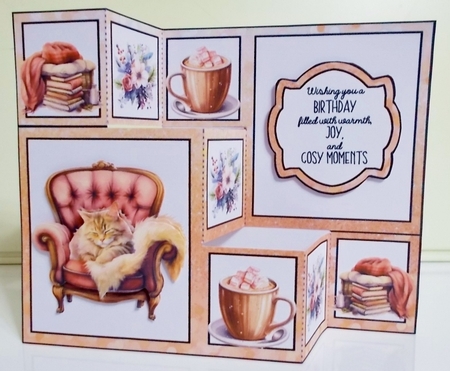 Cosy Cat Winter Birthday by Pam Stubley