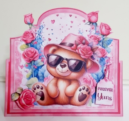 Valentine Love Bears Card Kit-2 by Pam Stubley