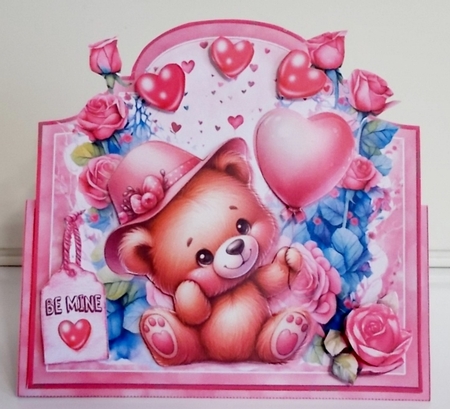 Valentine Love Bears Card Kit-3 by Pam Stubley