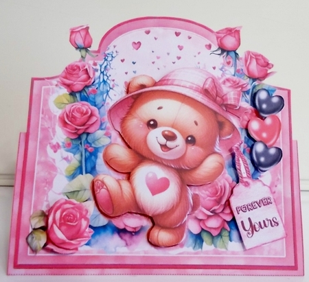 Valentine Love Bears Card Kit-5 by Pam Stubley