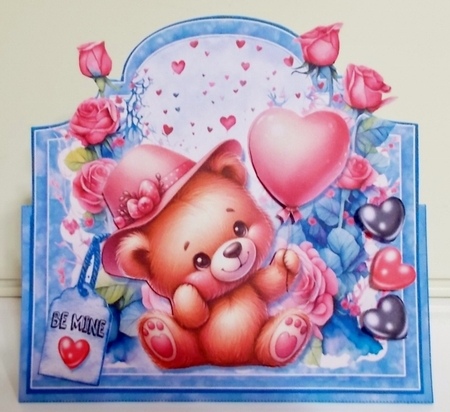 Valentine Love Bears Blue Series Kit-3 by Pam Stubley
