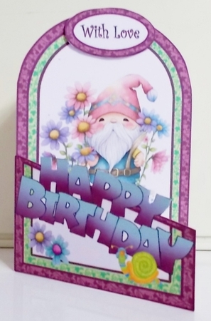 Cutaway Garden gnome (birthday) by Pam Stubley