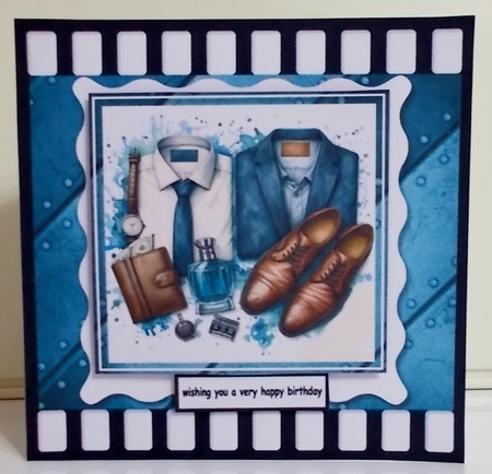 Mens Stuff Mini Kit  2 Male Card by Pam Stubley