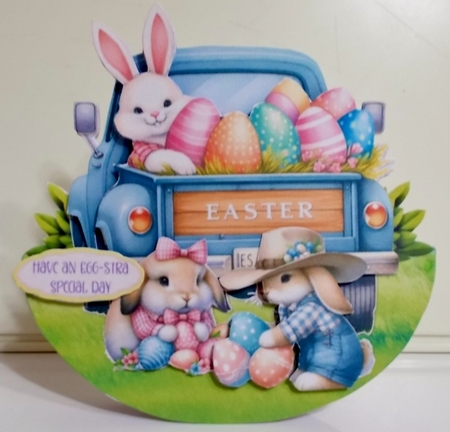 Peep Peep for Easter 7 XL Rocker Card  by Pam Stubley