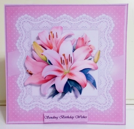 Birthday Lilies by Pam Stubley