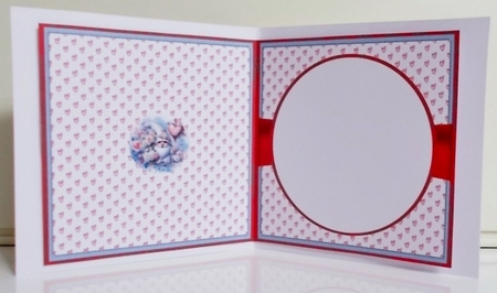 Silver Gnome Valentine Insert by Pam Stubley