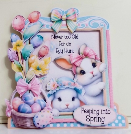 Peeping into Spring 4 XL Shaped Card Kit by Pam Stubley