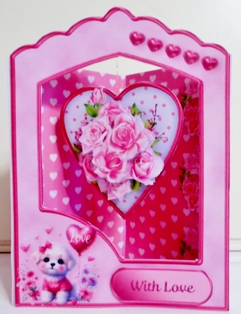 Puppy Love - Heart Pendant Card Mini Kit by Pam Stubley