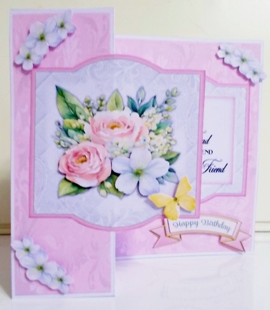 All Occasions Fold Back Floral Card by Pam Stubley