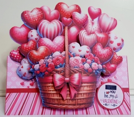 Basket Of Love Tent Card Kit by Pam Stubley