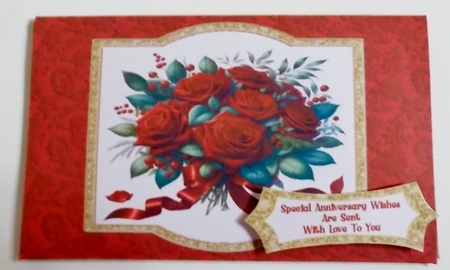 Beautiful Rose Bouquet - Money Wallet by Pam Stubley