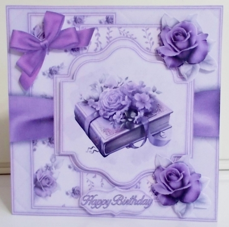 Purple Book Of Flowers Mini Kit  by Pam Stubley