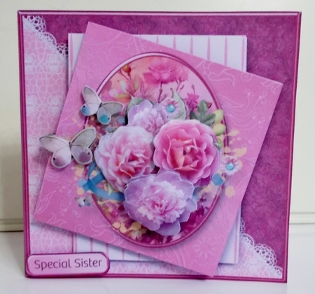 Butterfly Posy - Layered Card Mini Kit by Pam Stubley