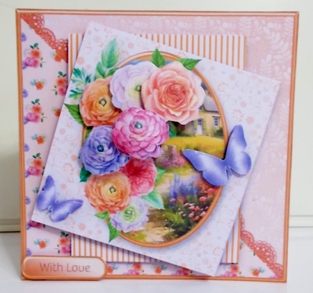 Cottage Garden - Layered Card Mini Kit by Pam Stubley