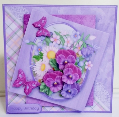 Spring Posy - Layered Card Mini Kit by Pam Stubley