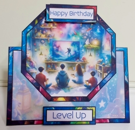 Fantasy Gaming Octagon Tent Card by Pam Stubley