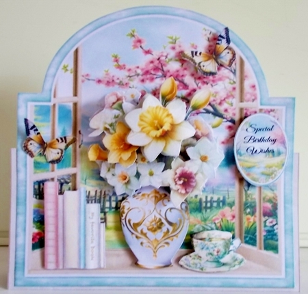 Springtime Window Tent Card Kit by Pam Stubley