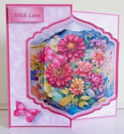 Colourful Bouquet - Offset Front Card Mini Kit by Pam Stubley