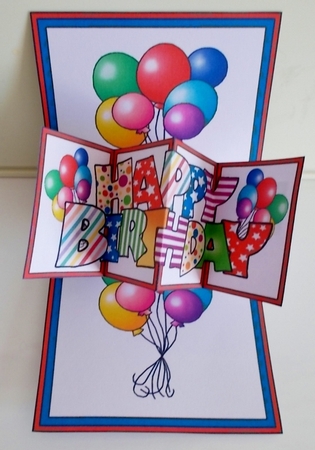 Twist & pop Birthday Balloons  by Pam Stubley