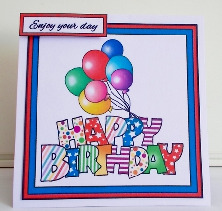 Twist & pop Birthday Balloons  by Pam Stubley
