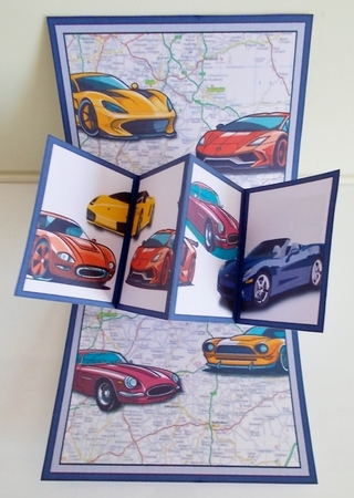 Twist & pop Fast cars by Pam Stubley