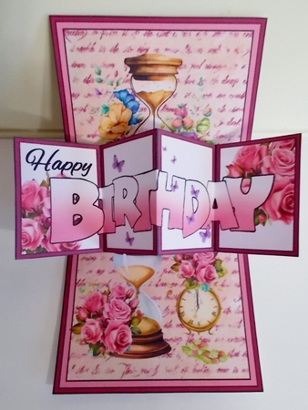 Twist & pop Hourglass Birthday by Pam Stubley
