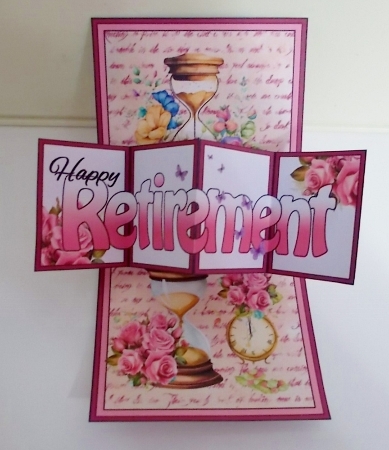 Twist & pop Hourglass Retirement by Pam Stubley