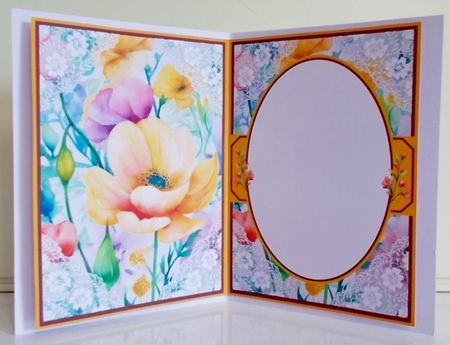 Spring Flowers & Lace Insert by Pam Stubley