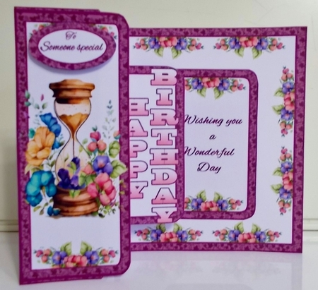 FB Pop-out Floral hourglass by Pam Stubley
