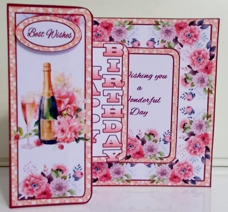 FB Pop-out Champagne & flowers by Pam Stubley