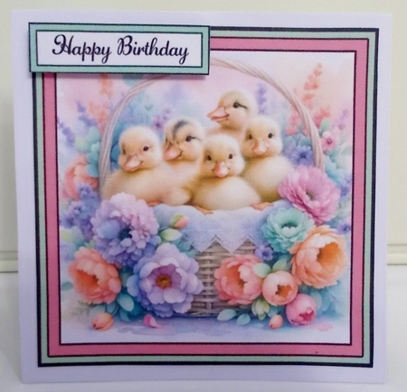 Basket of Ducklings by Pam Stubley